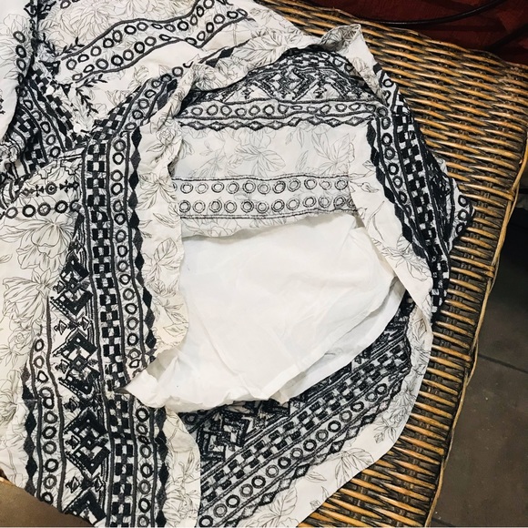 ⭐️🌟 Biya by Johnny Was Beautifully Embroidered Tunic Dress Sz M - Picture 10 of 12